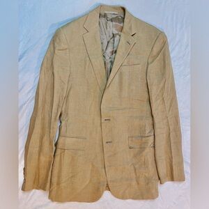 Ralph Lauren Beige Linen Two Button Sport Coat 38R